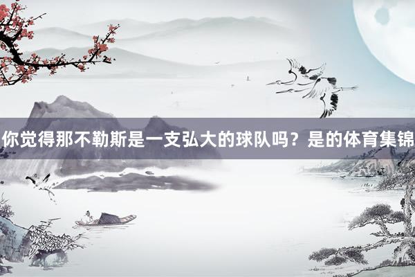 你觉得那不勒斯是一支弘大的球队吗？是的体育集锦