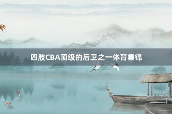 四肢CBA顶级的后卫之一体育集锦