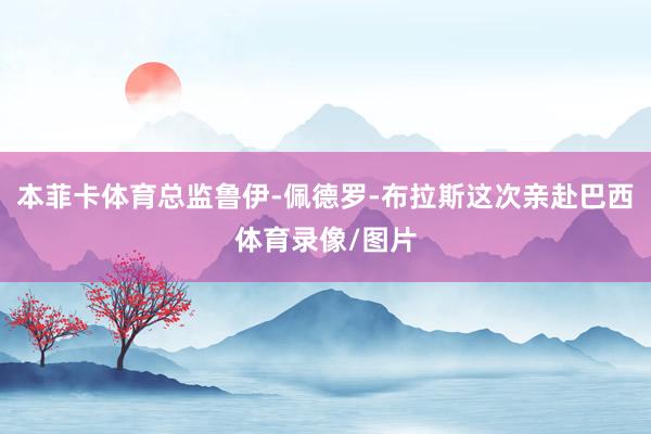 本菲卡体育总监鲁伊-佩德罗-布拉斯这次亲赴巴西体育录像/图片