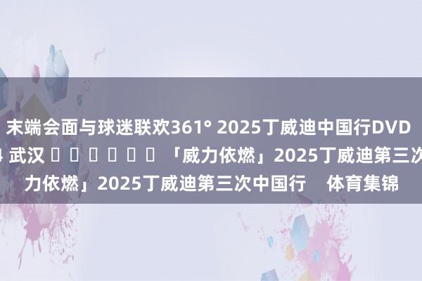 末端会面与球迷联欢361° 2025丁威迪中国行DVD China Tour Day 4 武汉 「威力依燃」2025丁威迪第三次中国行 体育集锦