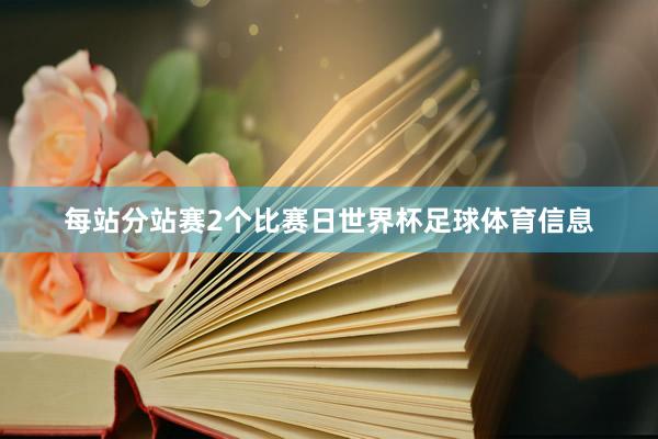 每站分站赛2个比赛日世界杯足球体育信息