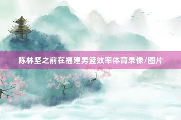 陈林坚之前在福建男篮效率体育录像/图片
