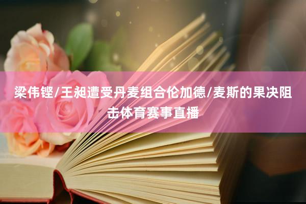 梁伟铿/王昶遭受丹麦组合伦加德/麦斯的果决阻击体育赛事直播