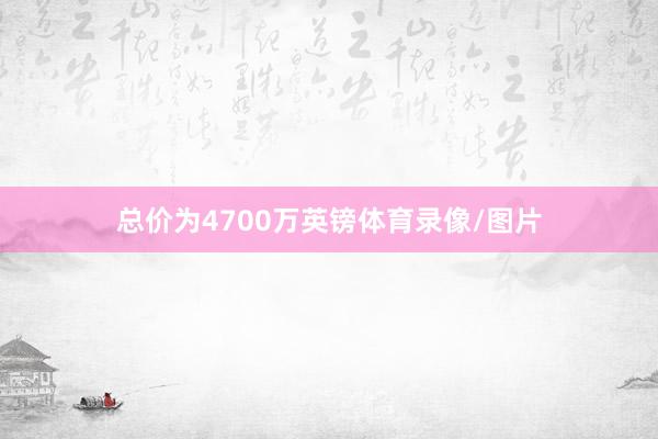 总价为4700万英镑体育录像/图片