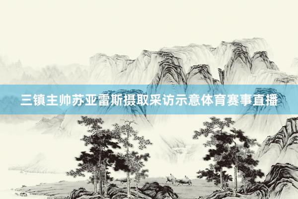 三镇主帅苏亚雷斯摄取采访示意体育赛事直播